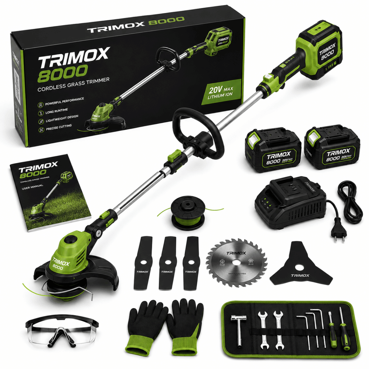 Trimox 8000™ decespugliatore akumulatorowa